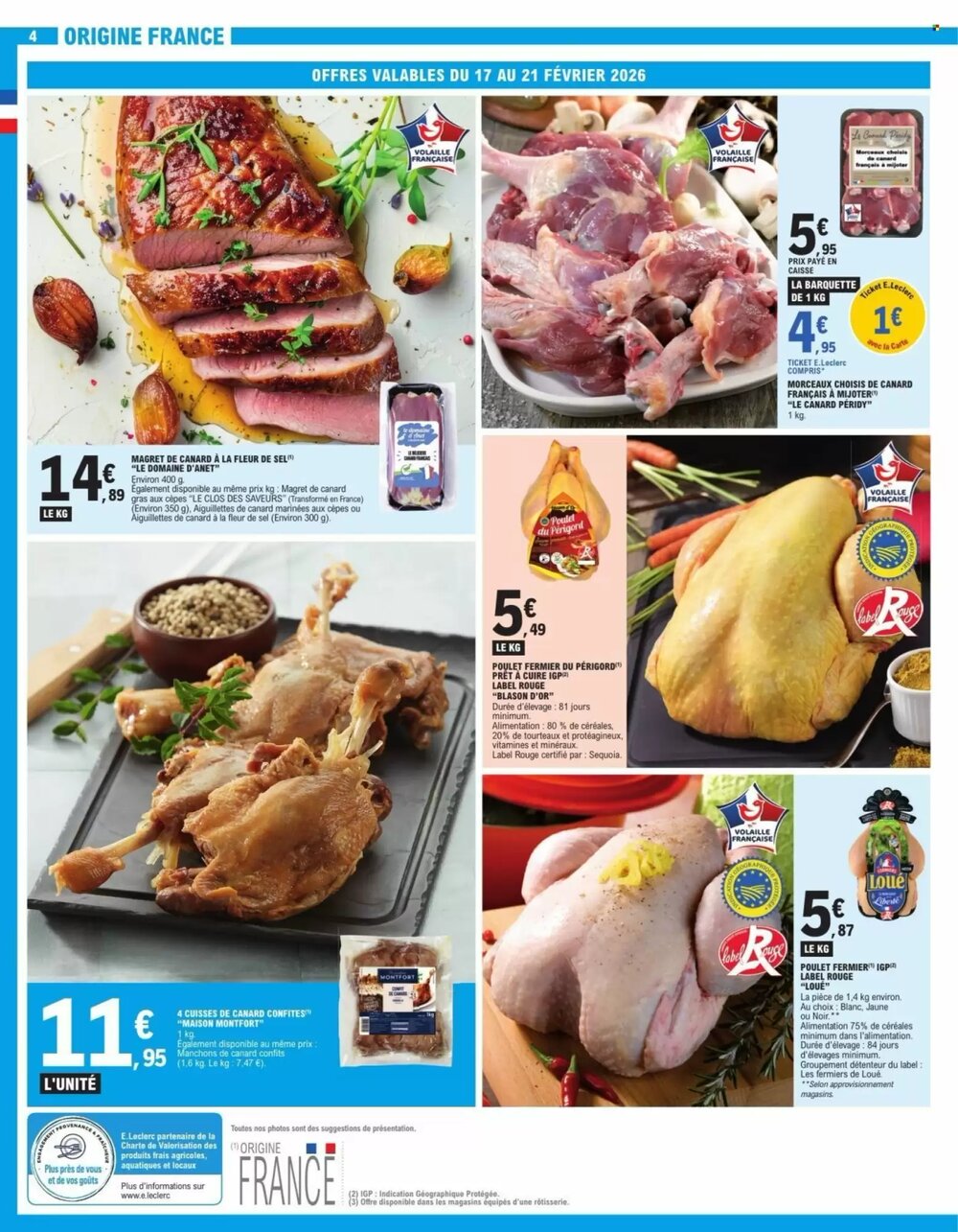 Prospectus promotionnel E.Leclerc valable à partir du 17/02/2026 - Page 4.