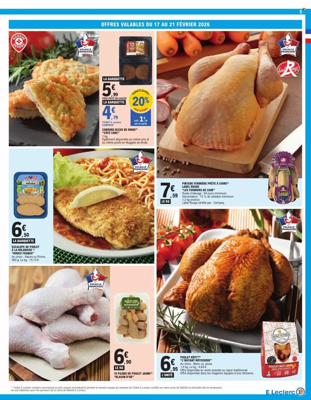 Prospectus promotionnel E.Leclerc valable à partir du 17/02/2026 - Page 5.