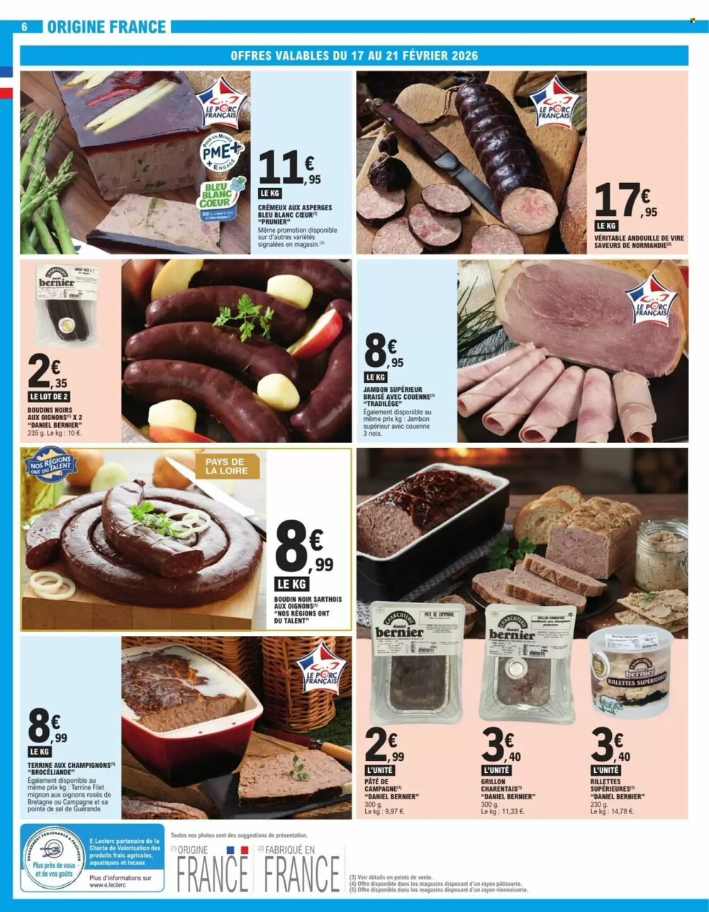 Prospectus promotionnel E.Leclerc valable à partir du 17/02/2026 - Page 6.