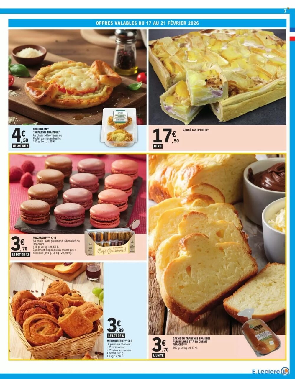 Prospectus promotionnel E.Leclerc valable à partir du 17/02/2026 - Page 7.