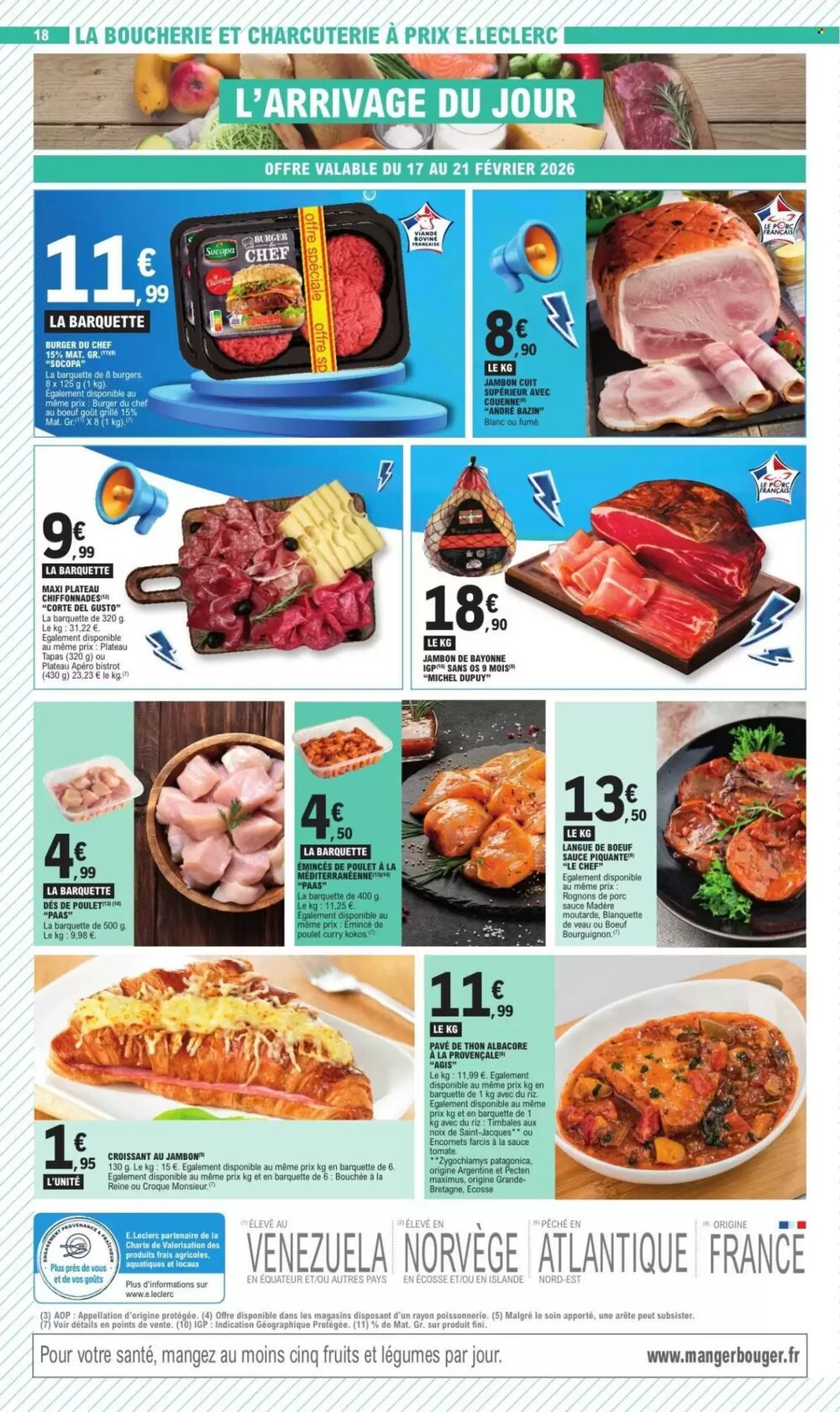 Prospectus promotionnel E.Leclerc valable à partir du 17/02/2026 - Page 18.