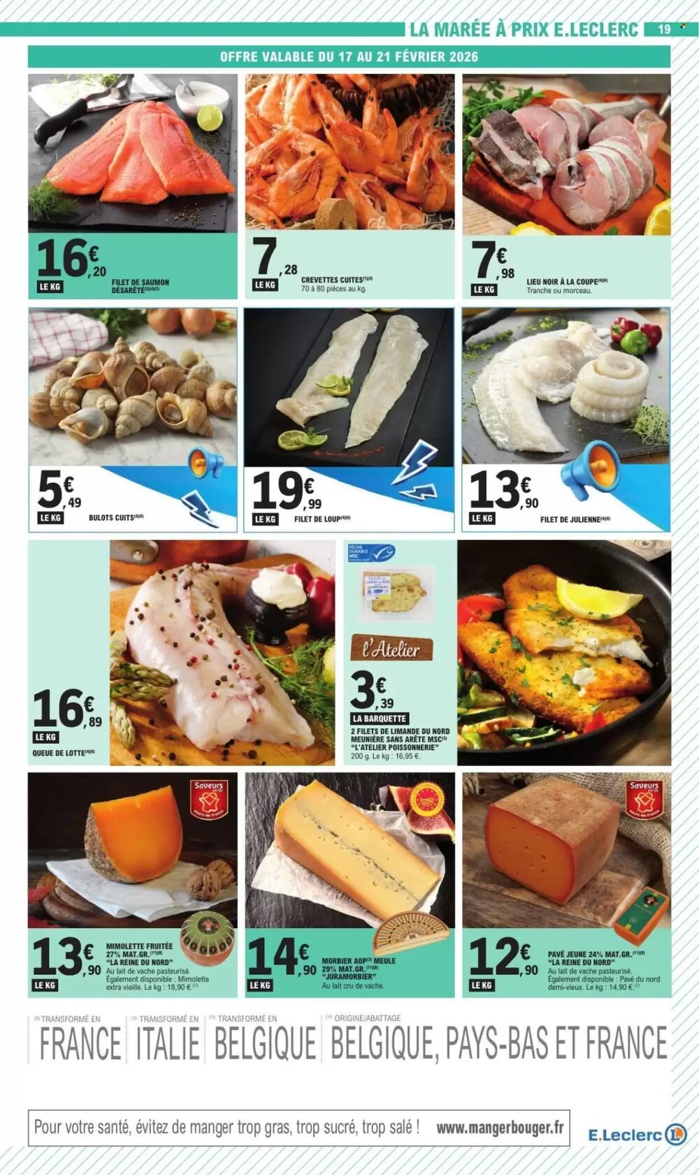 Prospectus promotionnel E.Leclerc valable à partir du 17/02/2026 - Page 19.