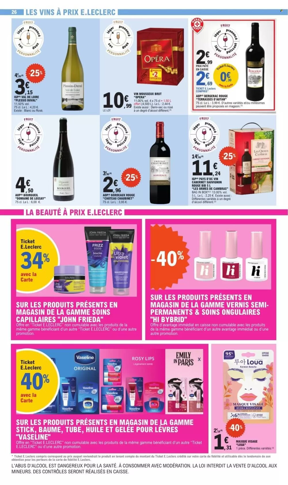 Prospectus promotionnel E.Leclerc valable à partir du 17/02/2026 - Page 26.