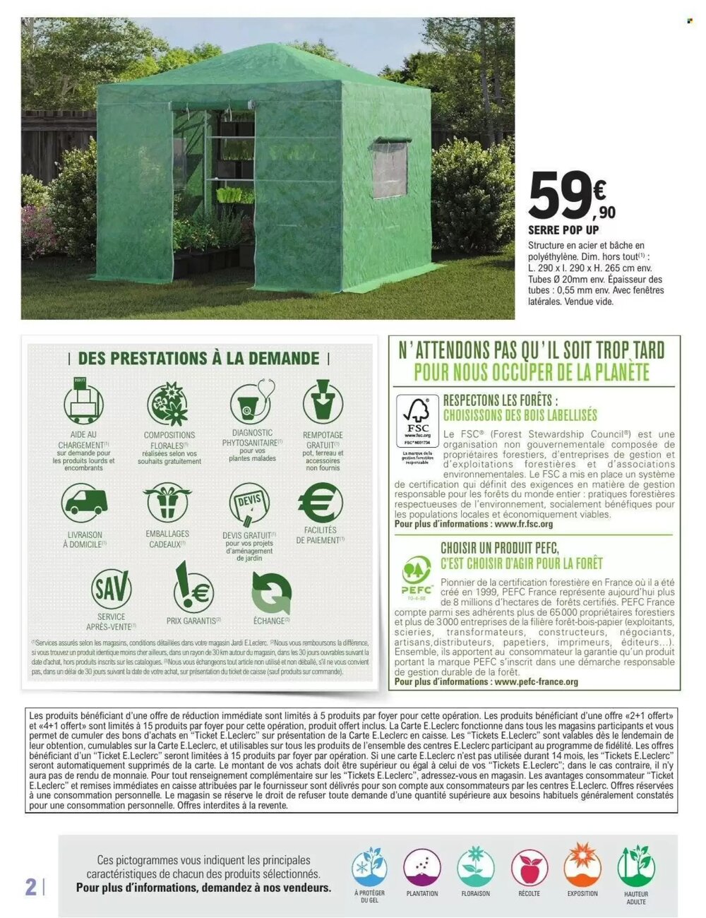 Prospectus promotionnel E.Leclerc Jardi valable à partir du 17/02/2026 - Page 2.