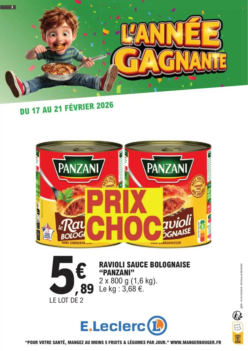 Prospectus promotionnel E.Leclerc valable à partir du 17/02/2026 - Page 2.