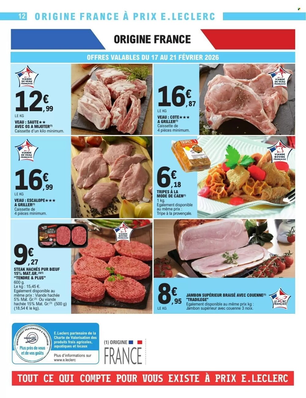 Prospectus promotionnel E.Leclerc valable à partir du 17/02/2026 - Page 12.