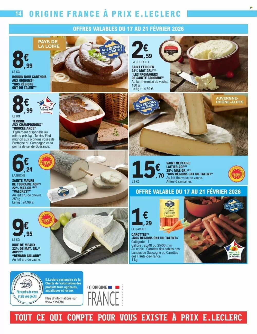 Prospectus promotionnel E.Leclerc valable à partir du 17/02/2026 - Page 14.