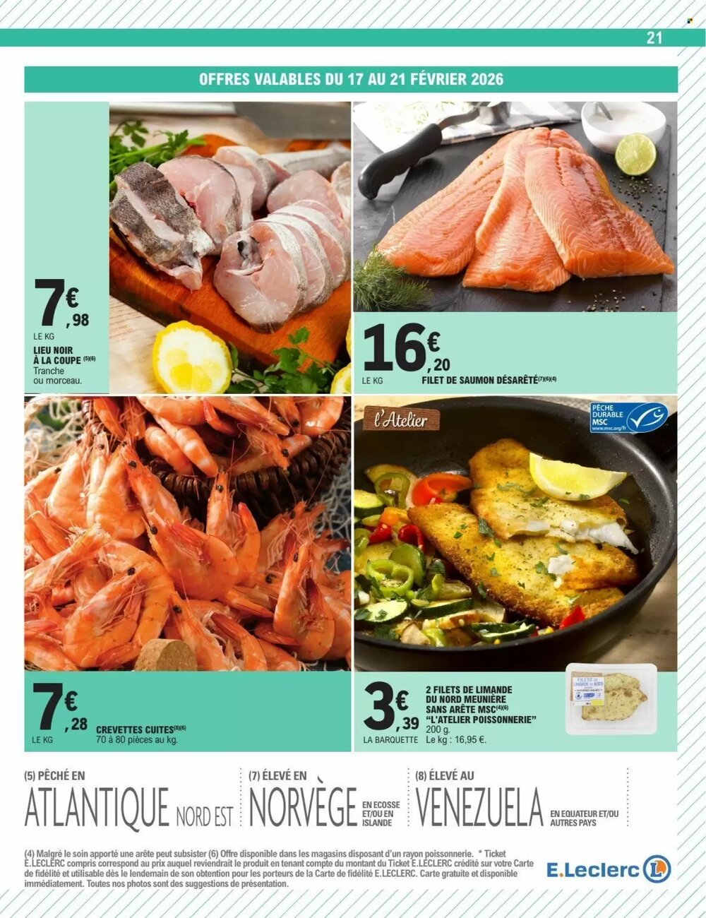 Prospectus promotionnel E.Leclerc valable à partir du 17/02/2026 - Page 21.