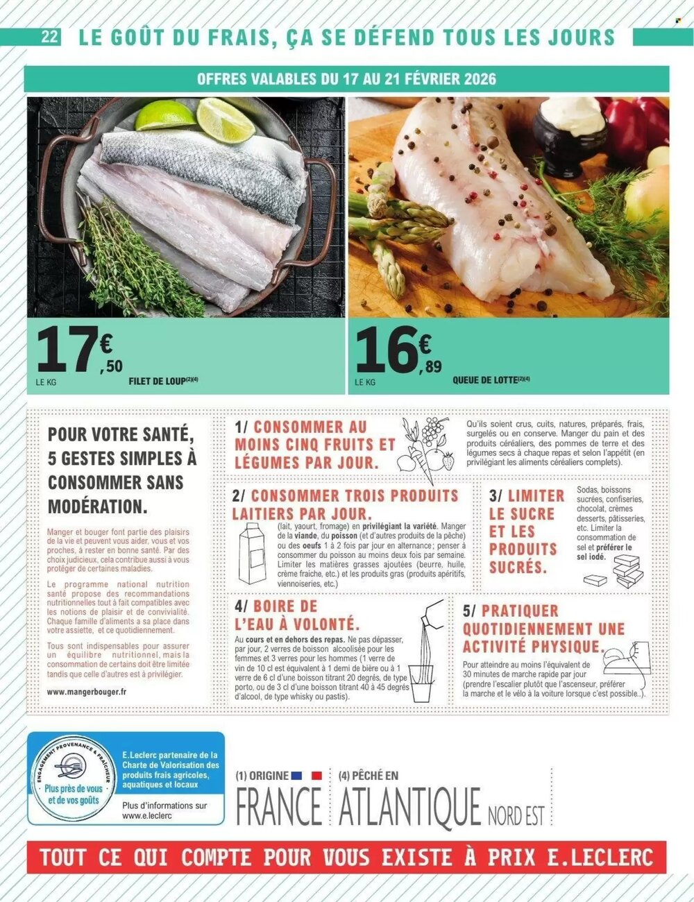 Prospectus promotionnel E.Leclerc valable à partir du 17/02/2026 - Page 22.