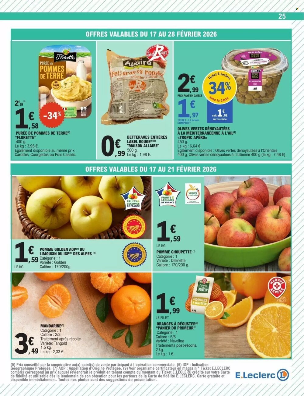 Prospectus promotionnel E.Leclerc valable à partir du 17/02/2026 - Page 25.