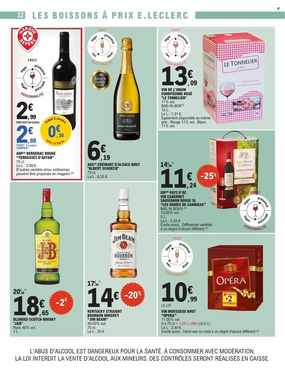 Prospectus promotionnel E.Leclerc valable à partir du 17/02/2026 - Page 32.