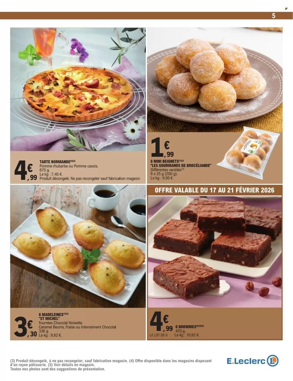 Prospectus promotionnel E.Leclerc valable à partir du 17/02/2026 - Page 5.