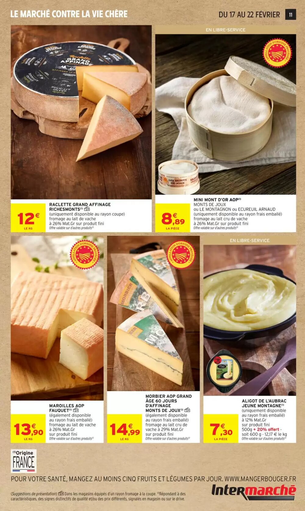 Prospectus promotionnel Intermarché valable à partir du 17/02/2026 - Page 11.