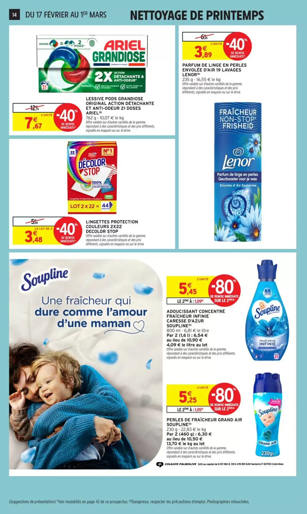 Prospectus promotionnel Intermarché valable à partir du 17/02/2026 - Page 14.