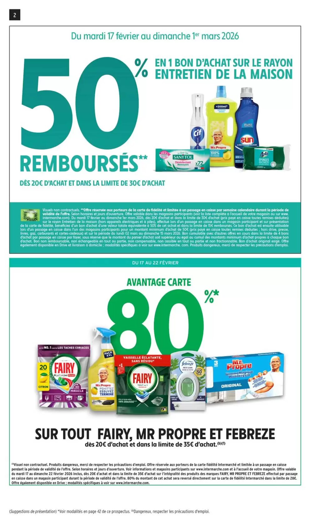 Prospectus promotionnel Intermarché valable à partir du 17/02/2026 - Page 2.