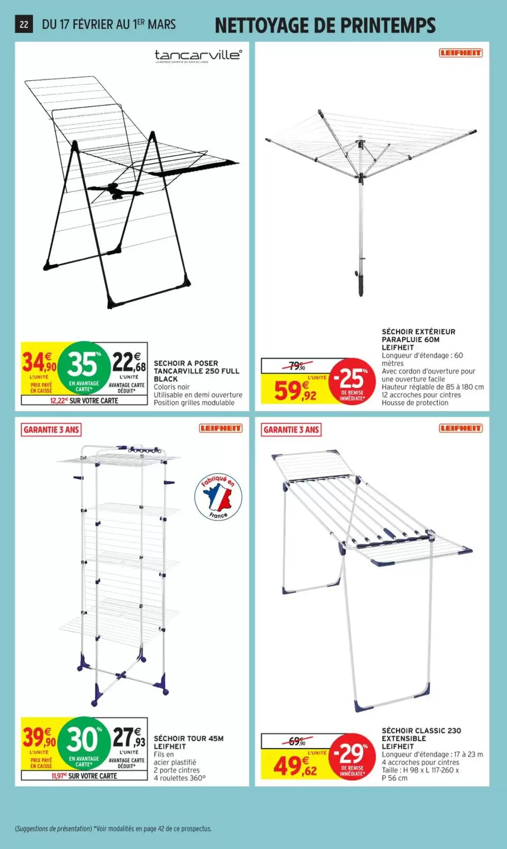 Prospectus promotionnel Intermarché valable à partir du 17/02/2026 - Page 22.