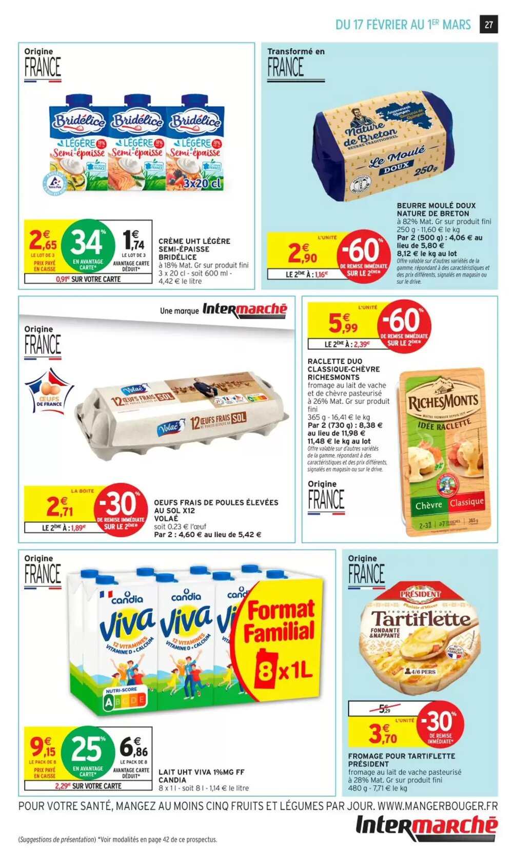 Prospectus promotionnel Intermarché valable à partir du 17/02/2026 - Page 27.