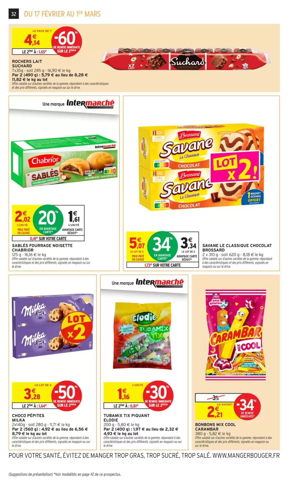 Prospectus promotionnel Intermarché valable à partir du 17/02/2026 - Page 32.