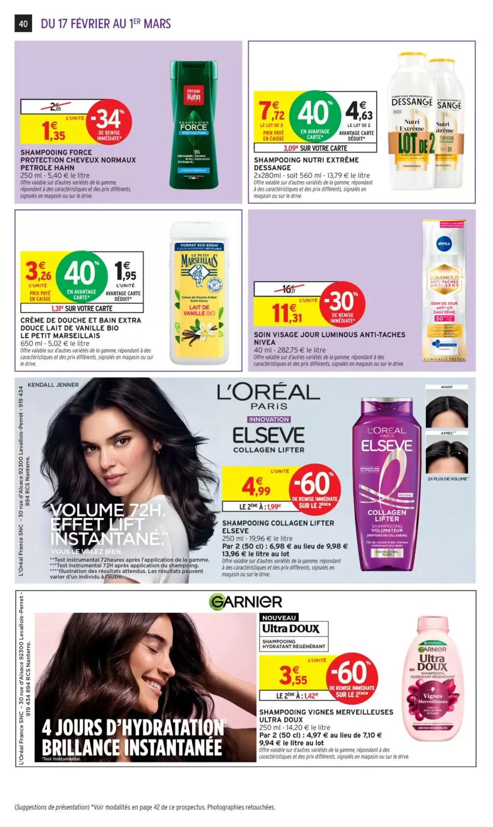 Prospectus promotionnel Intermarché valable à partir du 17/02/2026 - Page 40.
