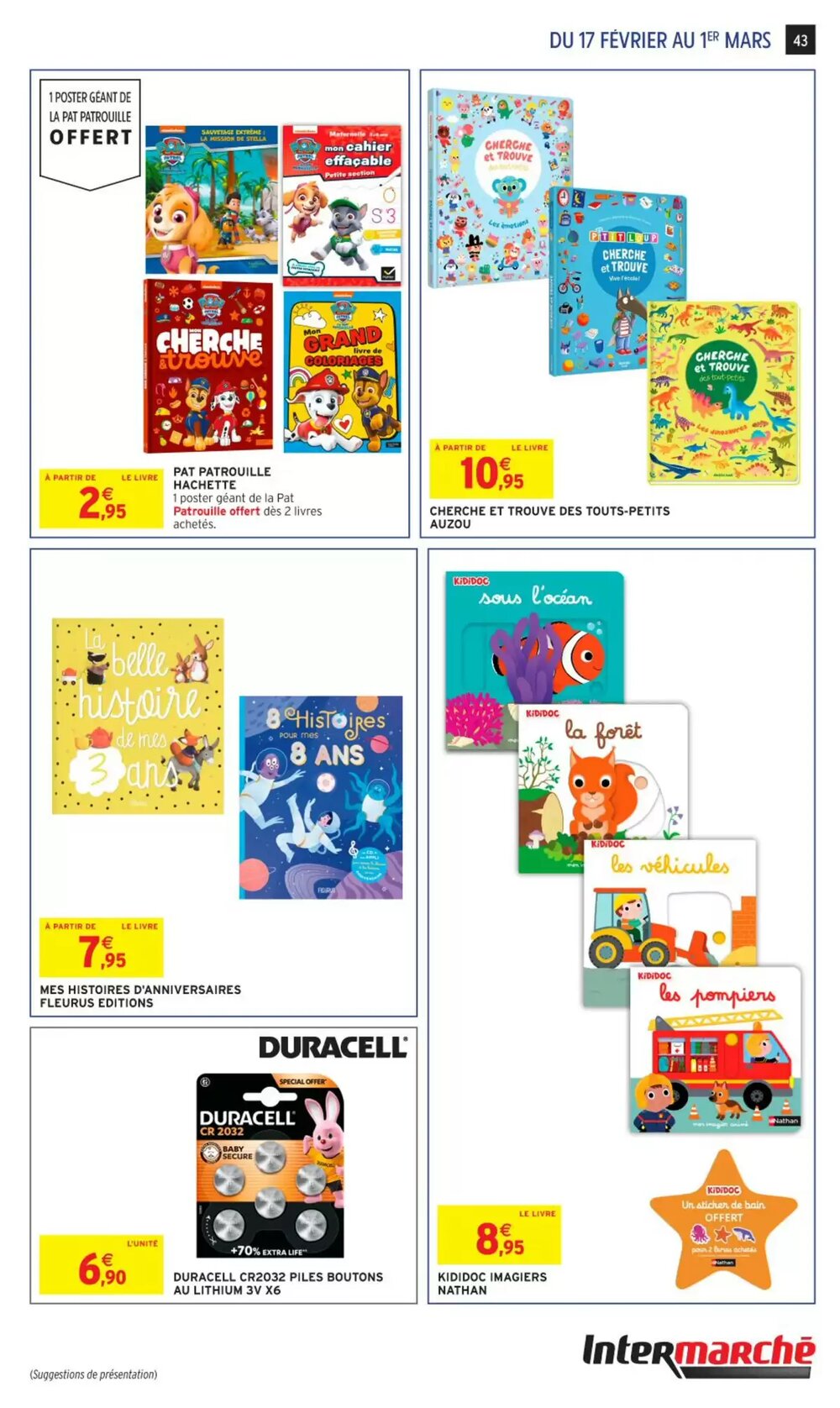 Prospectus promotionnel Intermarché valable à partir du 17/02/2026 - Page 43.