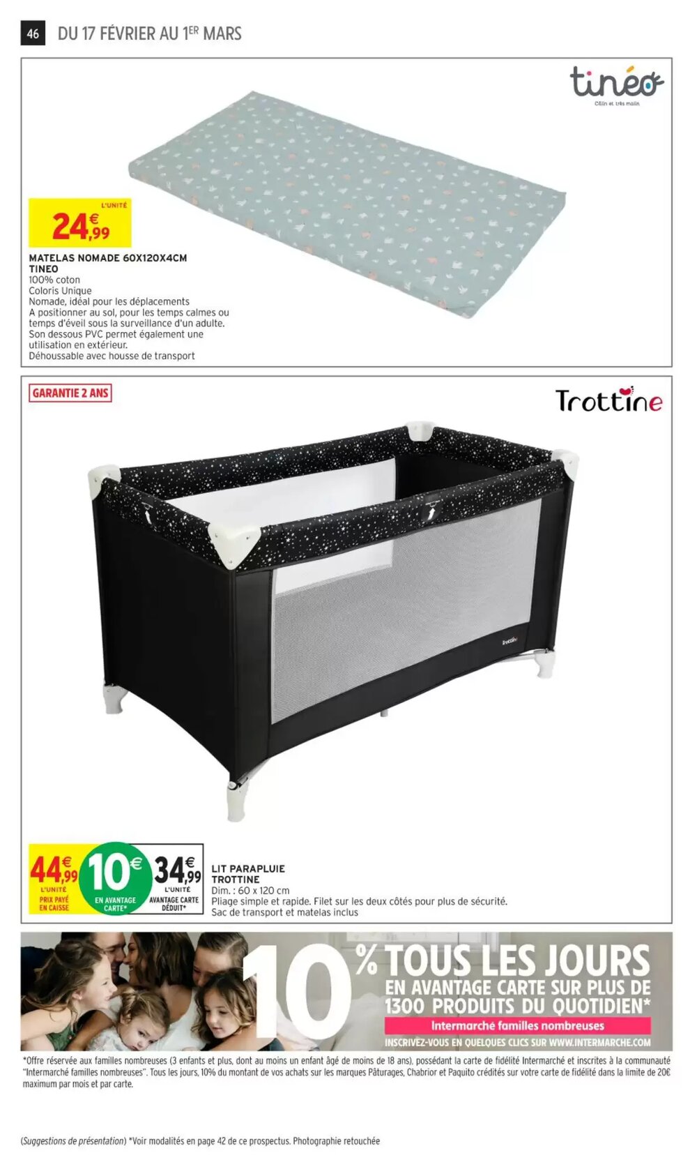 Prospectus promotionnel Intermarché valable à partir du 17/02/2026 - Page 46.