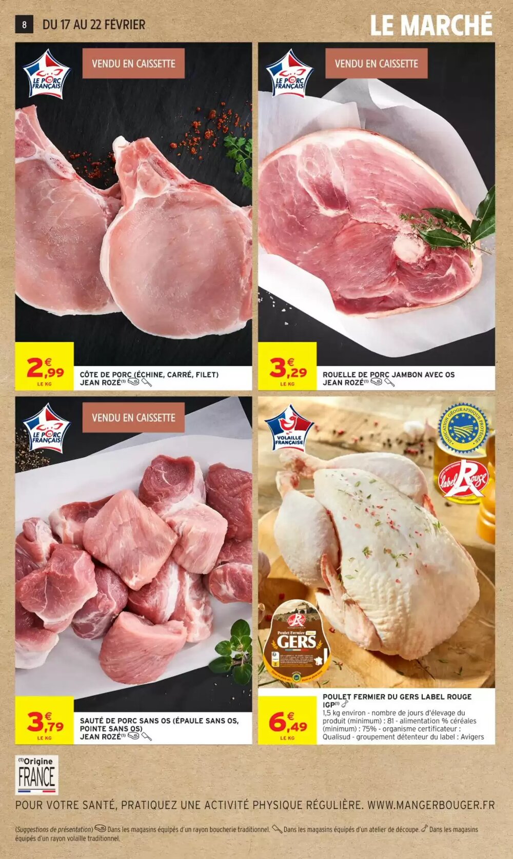 Prospectus promotionnel Intermarché valable à partir du 17/02/2026 - Page 8.