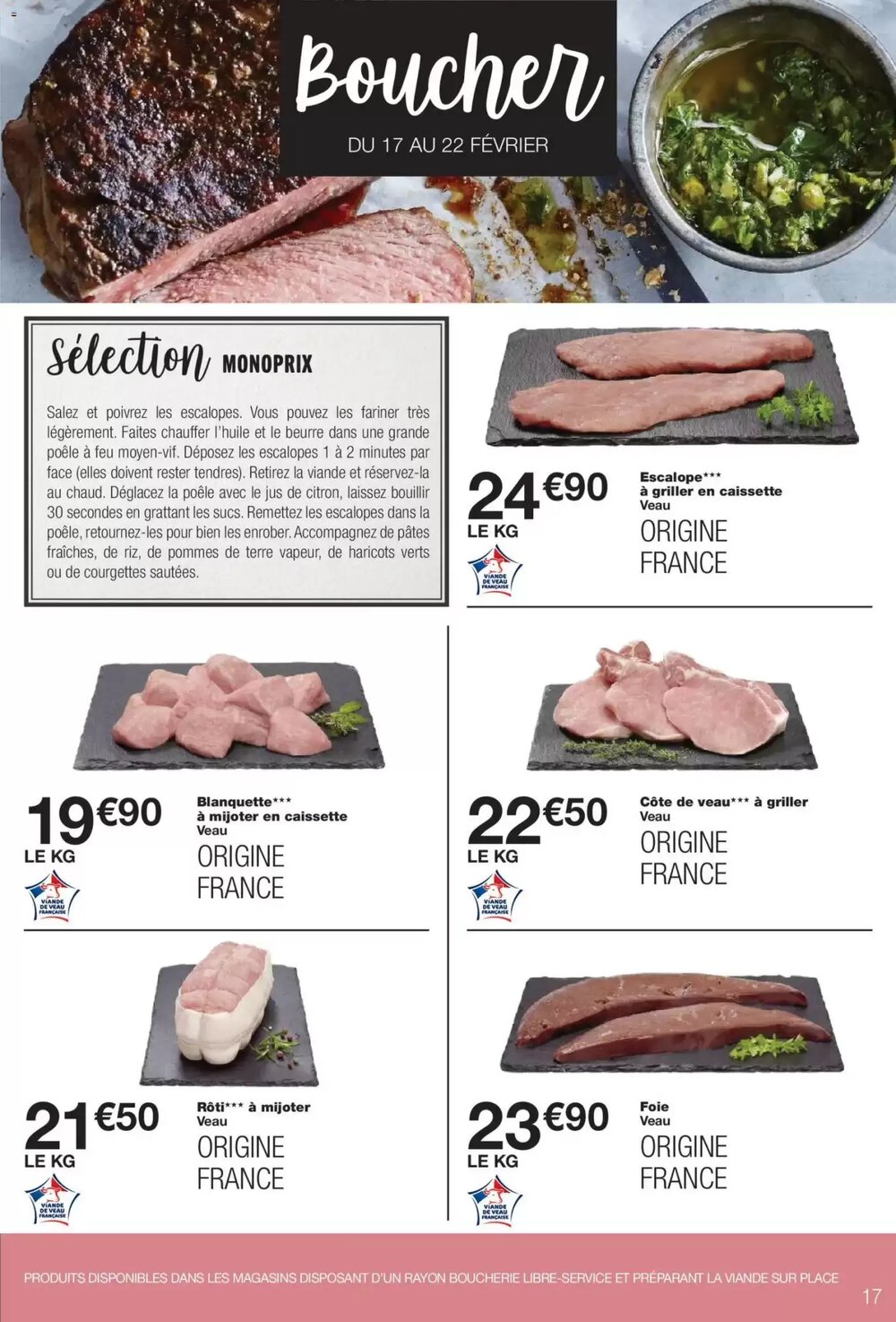 Prospectus promotionnel Monoprix valable à partir du 17/02/2026 - Page 17.