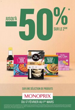 Prospectus promotionnel Monoprix valable à partir du 17/02/2026
