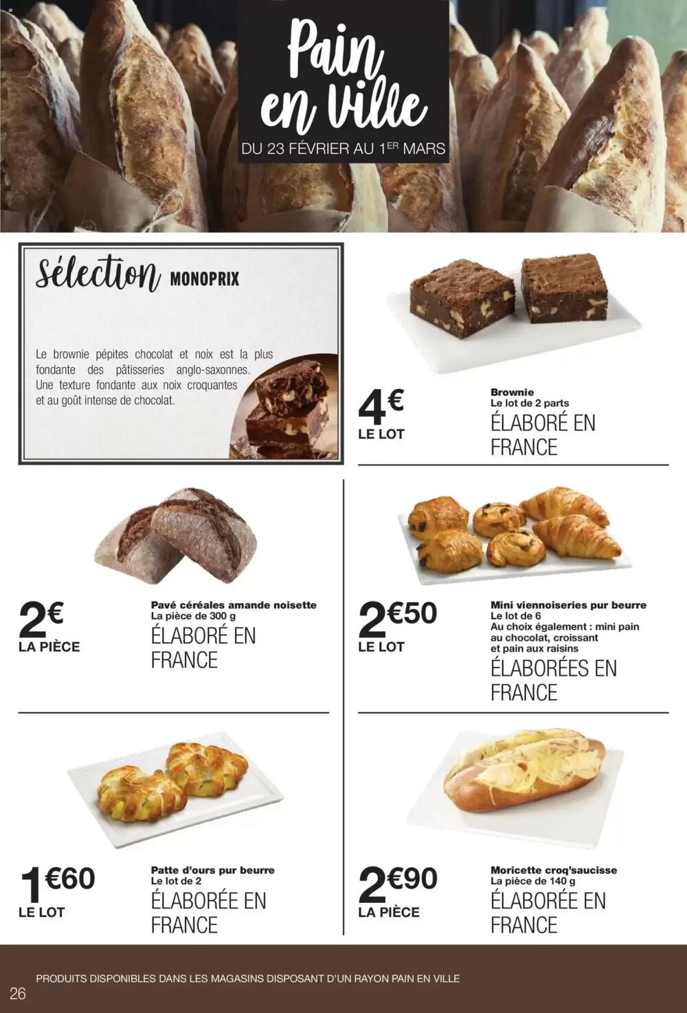 Prospectus promotionnel Monoprix valable à partir du 17/02/2026 - Page 26.