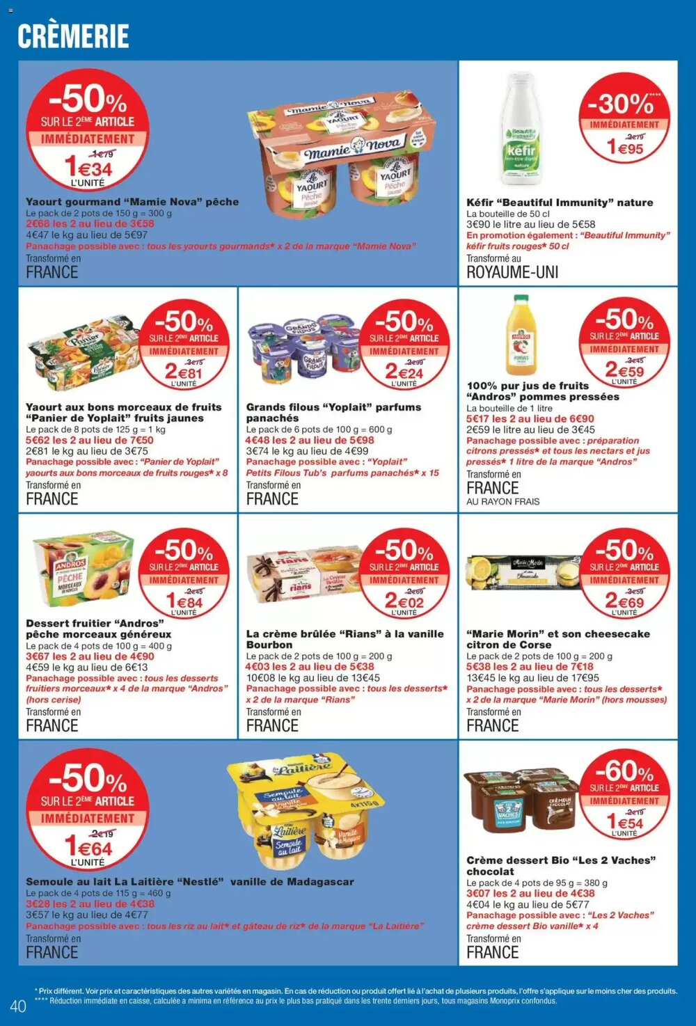 Prospectus promotionnel Monoprix valable à partir du 17/02/2026 - Page 40.