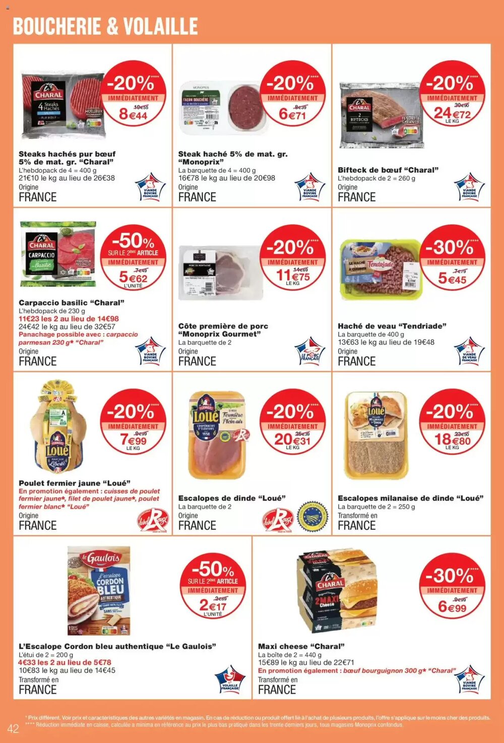 Prospectus promotionnel Monoprix valable à partir du 17/02/2026 - Page 42.