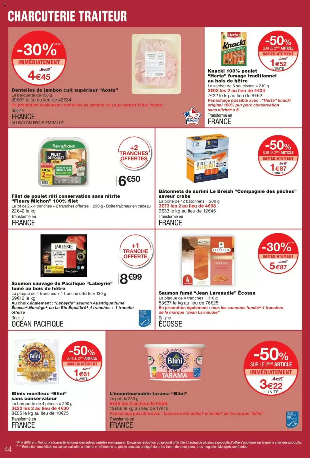 Prospectus promotionnel Monoprix valable à partir du 17/02/2026 - Page 44.