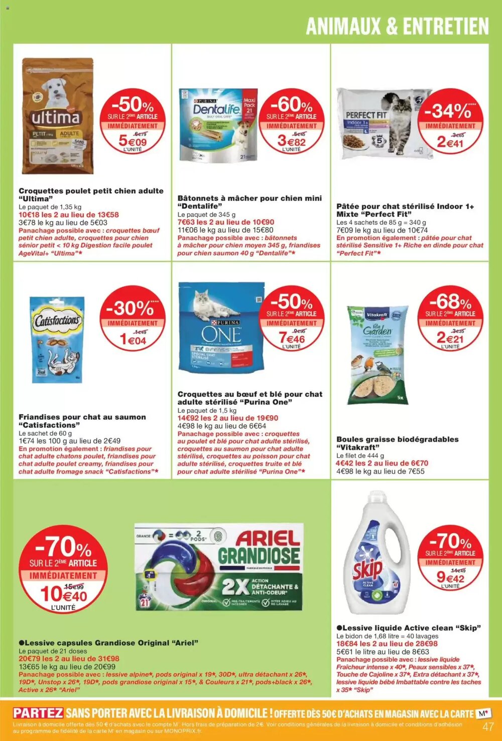 Prospectus promotionnel Monoprix valable à partir du 17/02/2026 - Page 47.