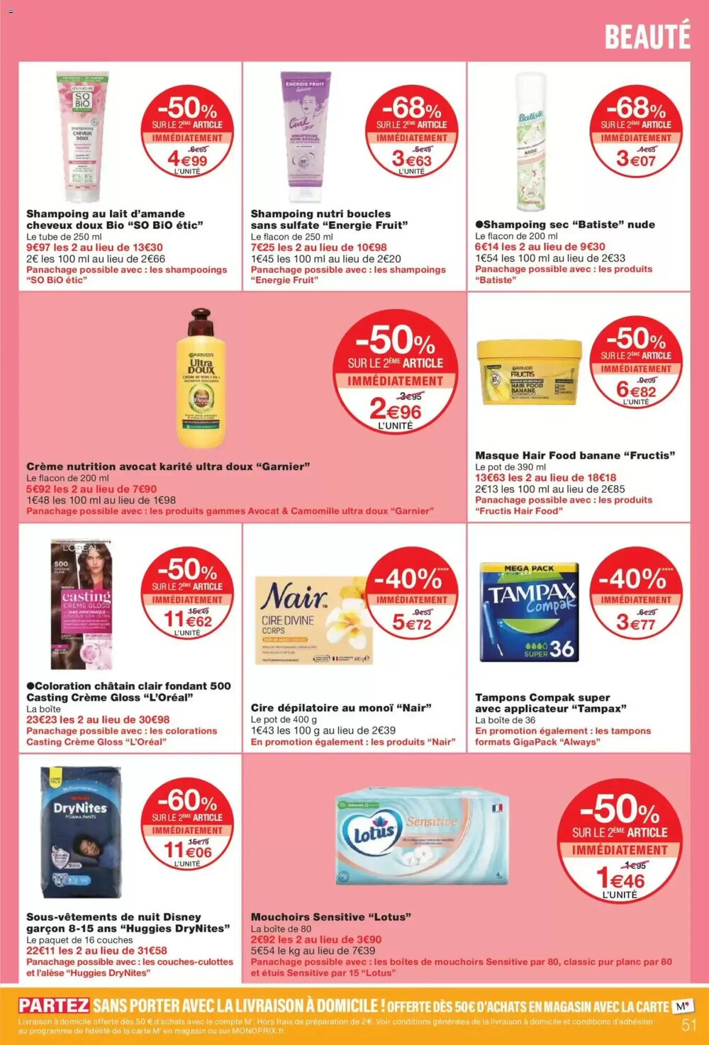 Prospectus promotionnel Monoprix valable à partir du 17/02/2026 - Page 51.