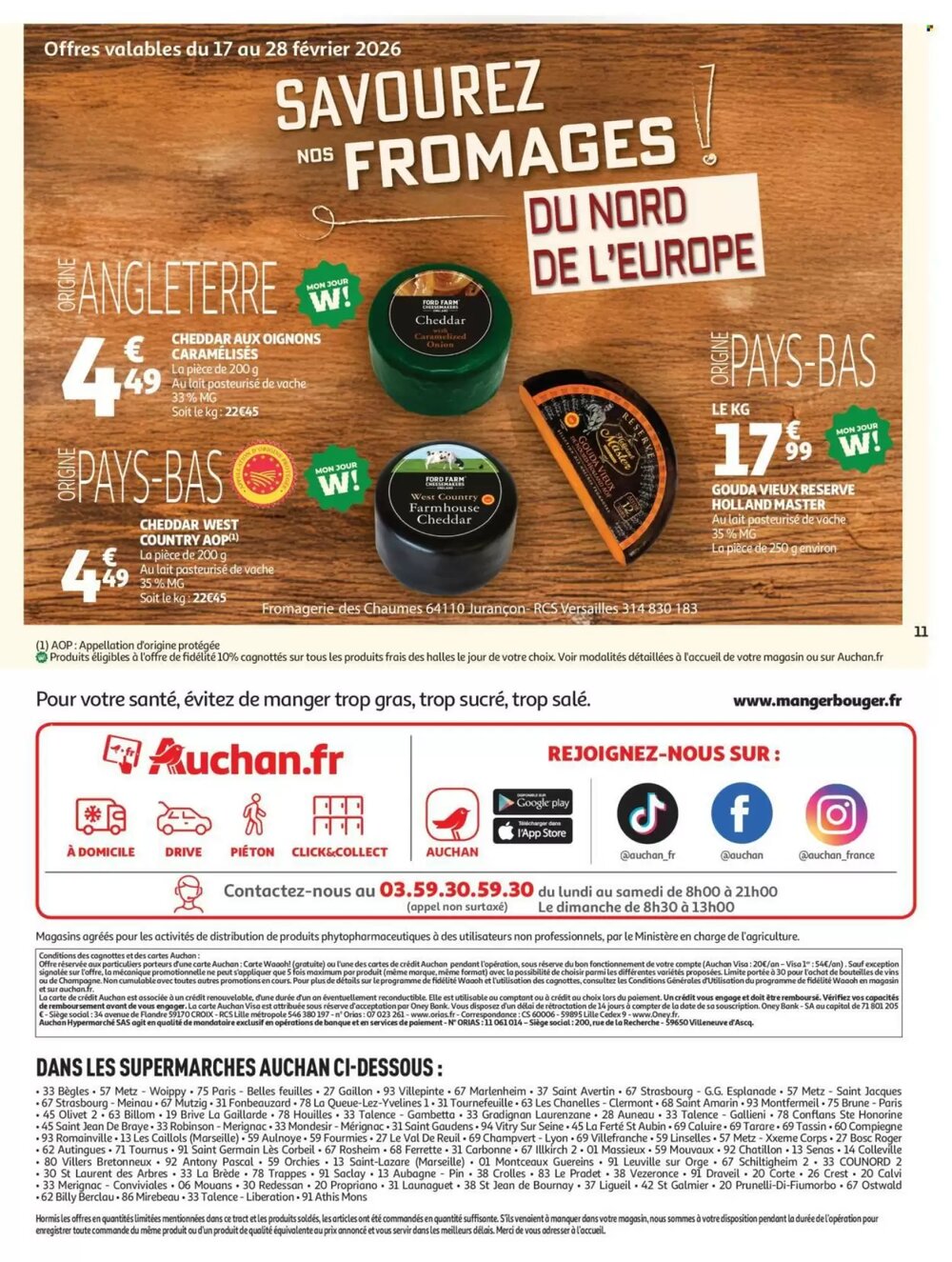 Prospectus promotionnel Auchan valable à partir du 17/02/2026 - Page 11.
