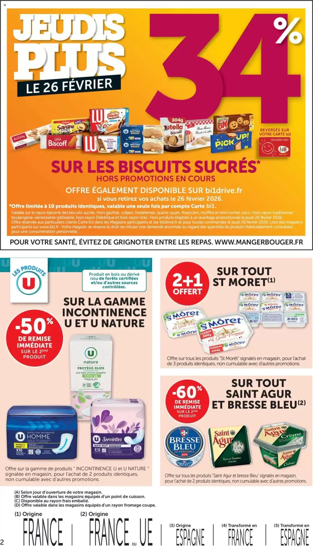 Prospectus promotionnel Bi1 valable à partir du 17/02/2026 - Page 2.