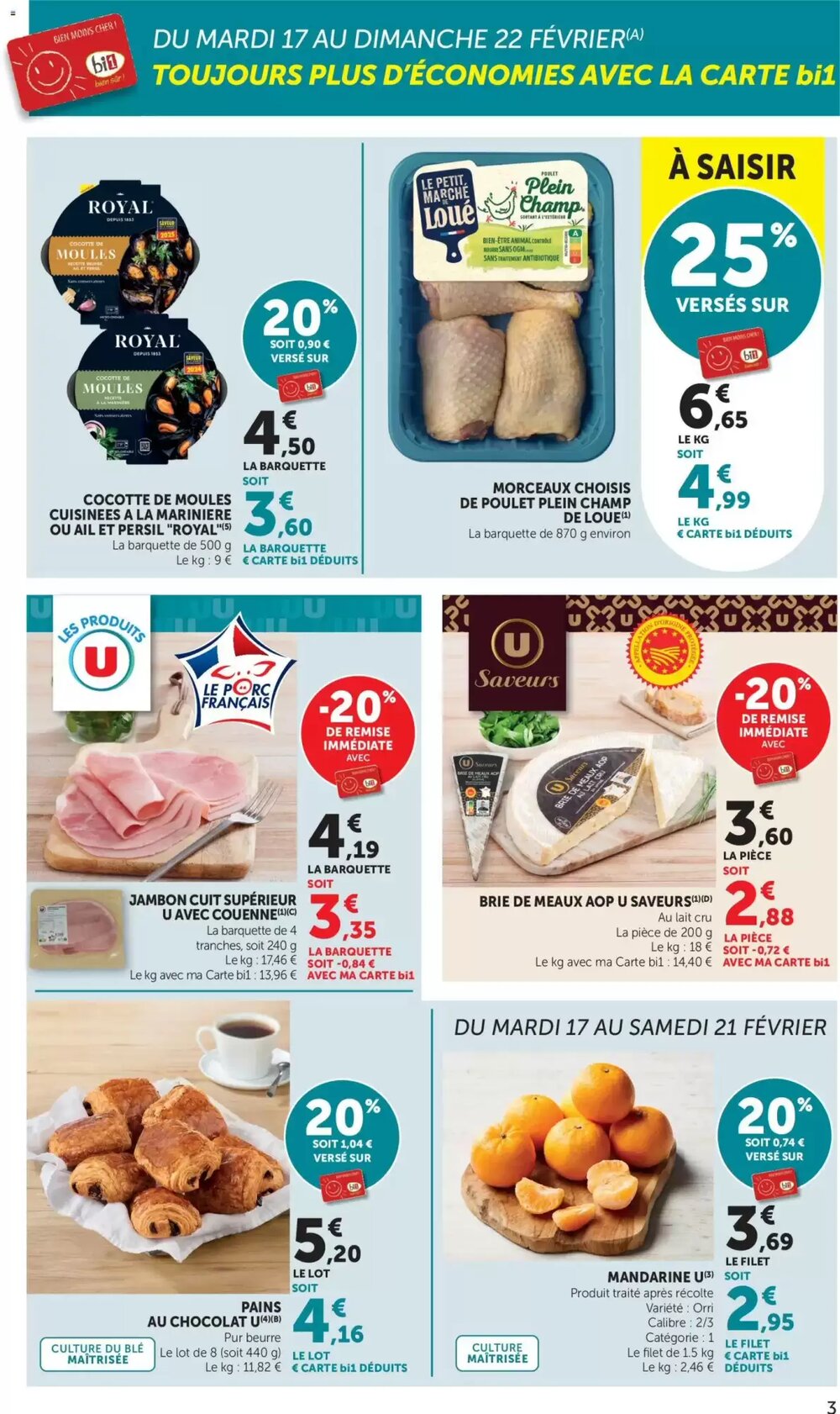 Prospectus promotionnel Bi1 valable à partir du 17/02/2026 - Page 3.