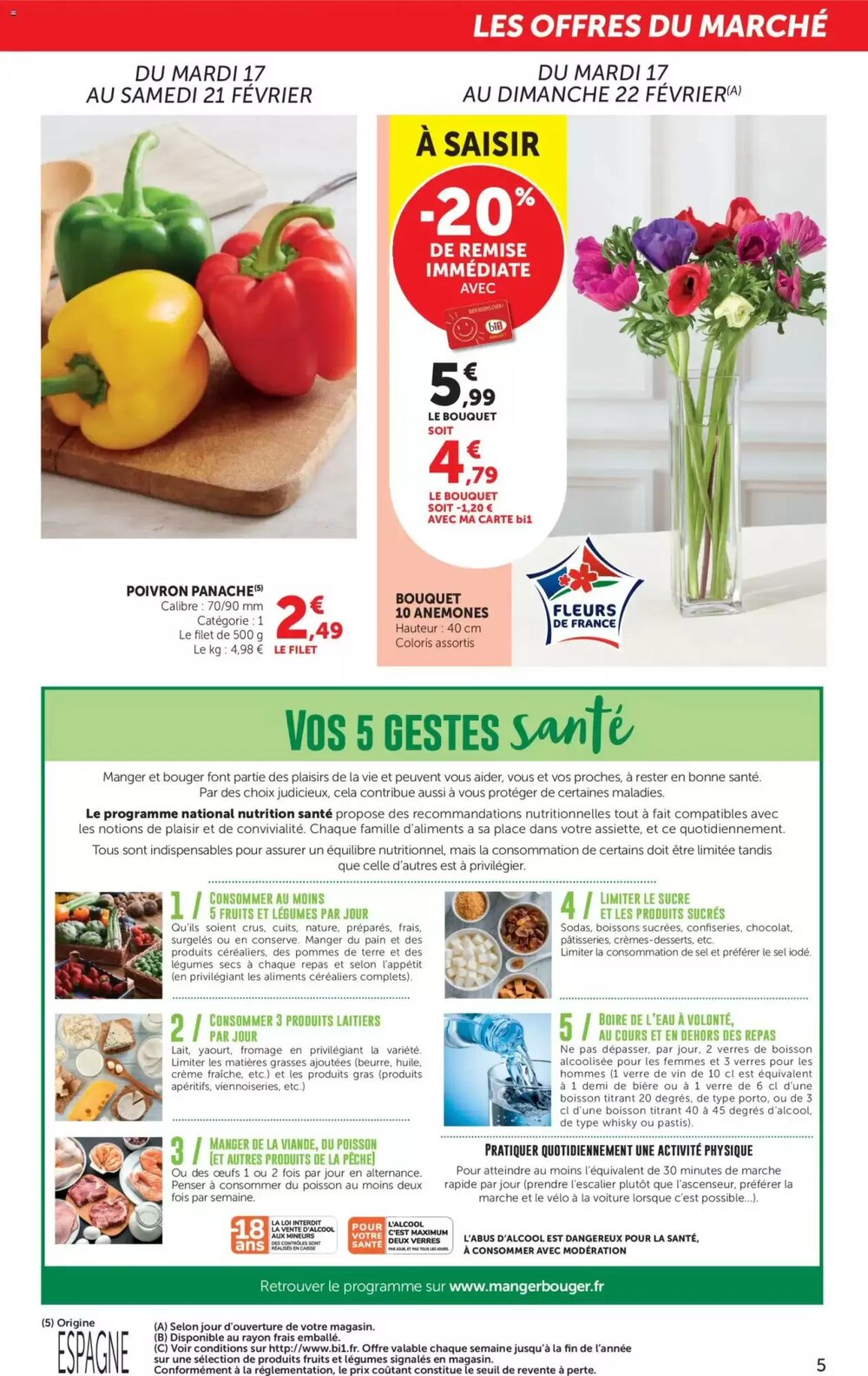 Prospectus promotionnel Bi1 valable à partir du 17/02/2026 - Page 5.