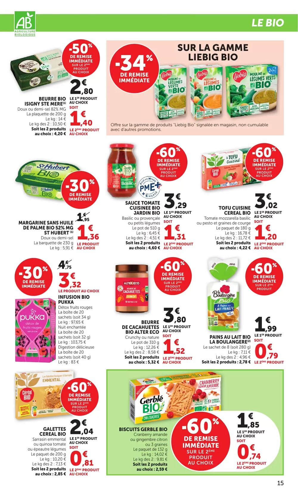 Prospectus promotionnel Bi1 valable à partir du 17/02/2026 - Page 15.