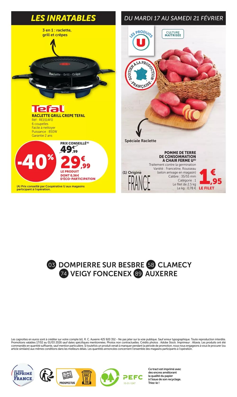 Prospectus promotionnel Bi1 valable à partir du 17/02/2026 - Page 32.