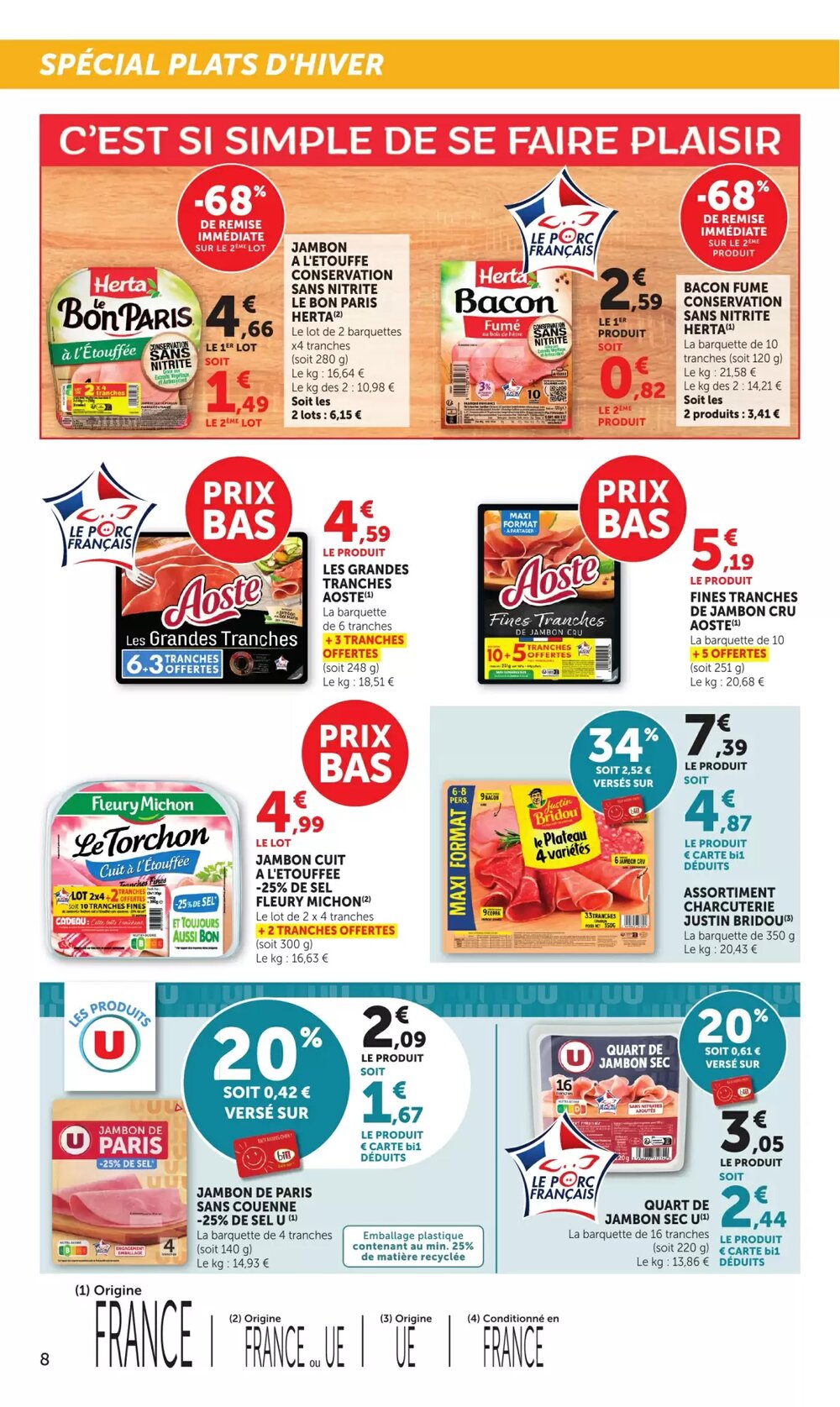 Prospectus promotionnel Bi1 valable à partir du 17/02/2026 - Page 8.