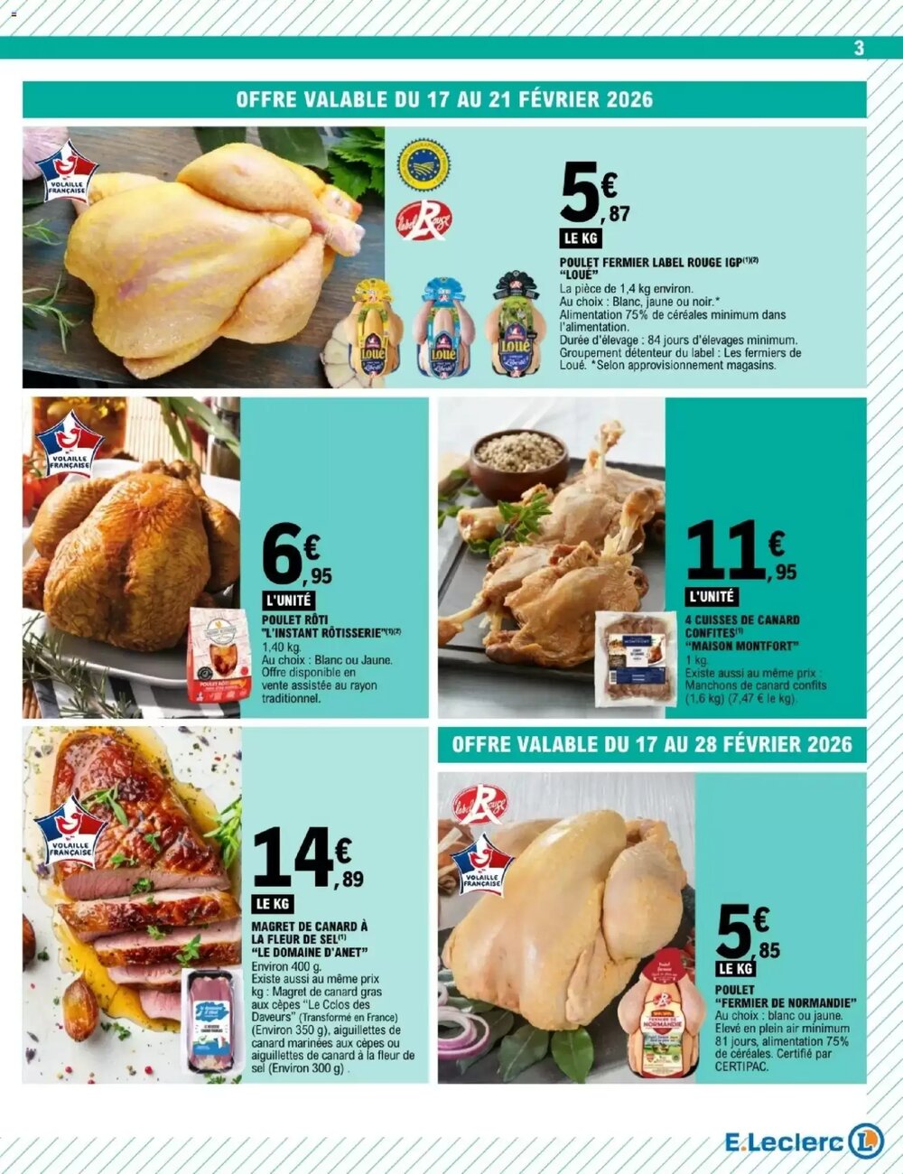 Prospectus promotionnel E.Leclerc valable à partir du 17/02/2026 - Page 3.