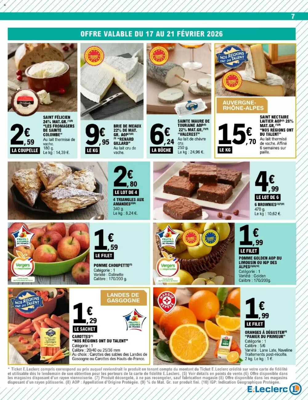 Prospectus promotionnel E.Leclerc valable à partir du 17/02/2026 - Page 7.