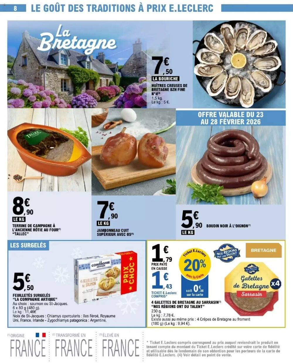 Prospectus promotionnel E.Leclerc valable à partir du 17/02/2026 - Page 8.