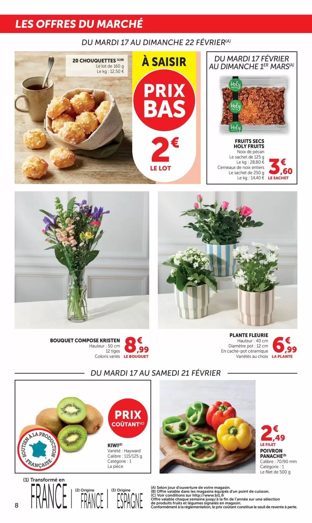 Prospectus promotionnel Bi1 valable à partir du 17/02/2026 - Page 8.