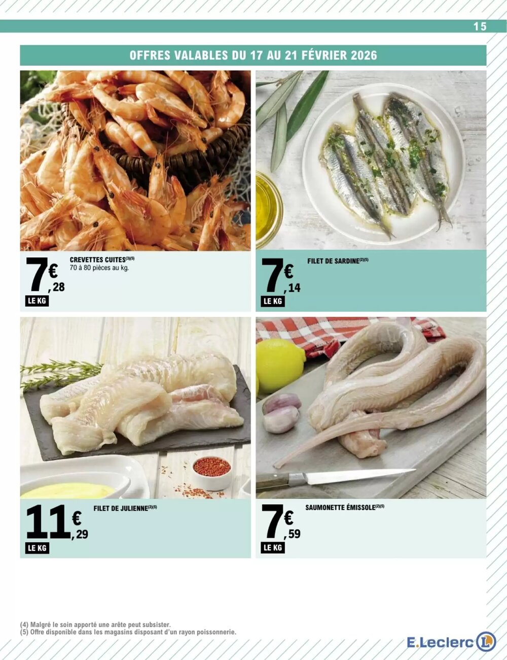 Prospectus promotionnel E.Leclerc valable à partir du 17/02/2026 - Page 15.