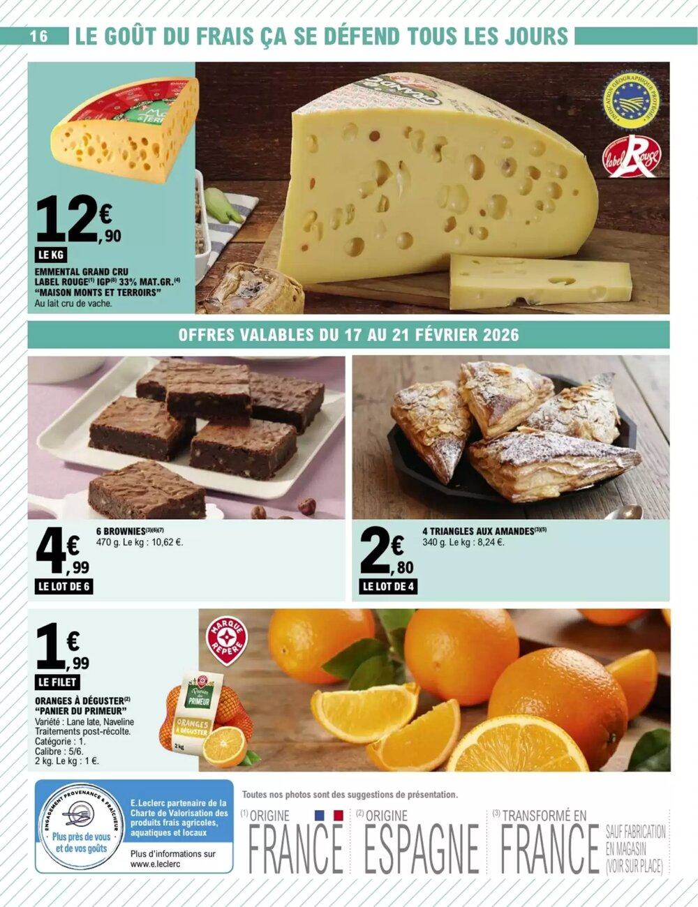 Prospectus promotionnel E.Leclerc valable à partir du 17/02/2026 - Page 16.