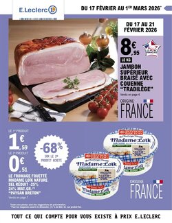 Prospectus promotionnel E.Leclerc valable à partir du 17/02/2026