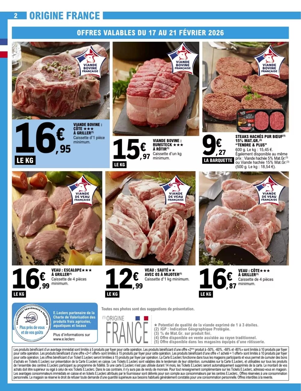 Prospectus promotionnel E.Leclerc valable à partir du 17/02/2026 - Page 2.