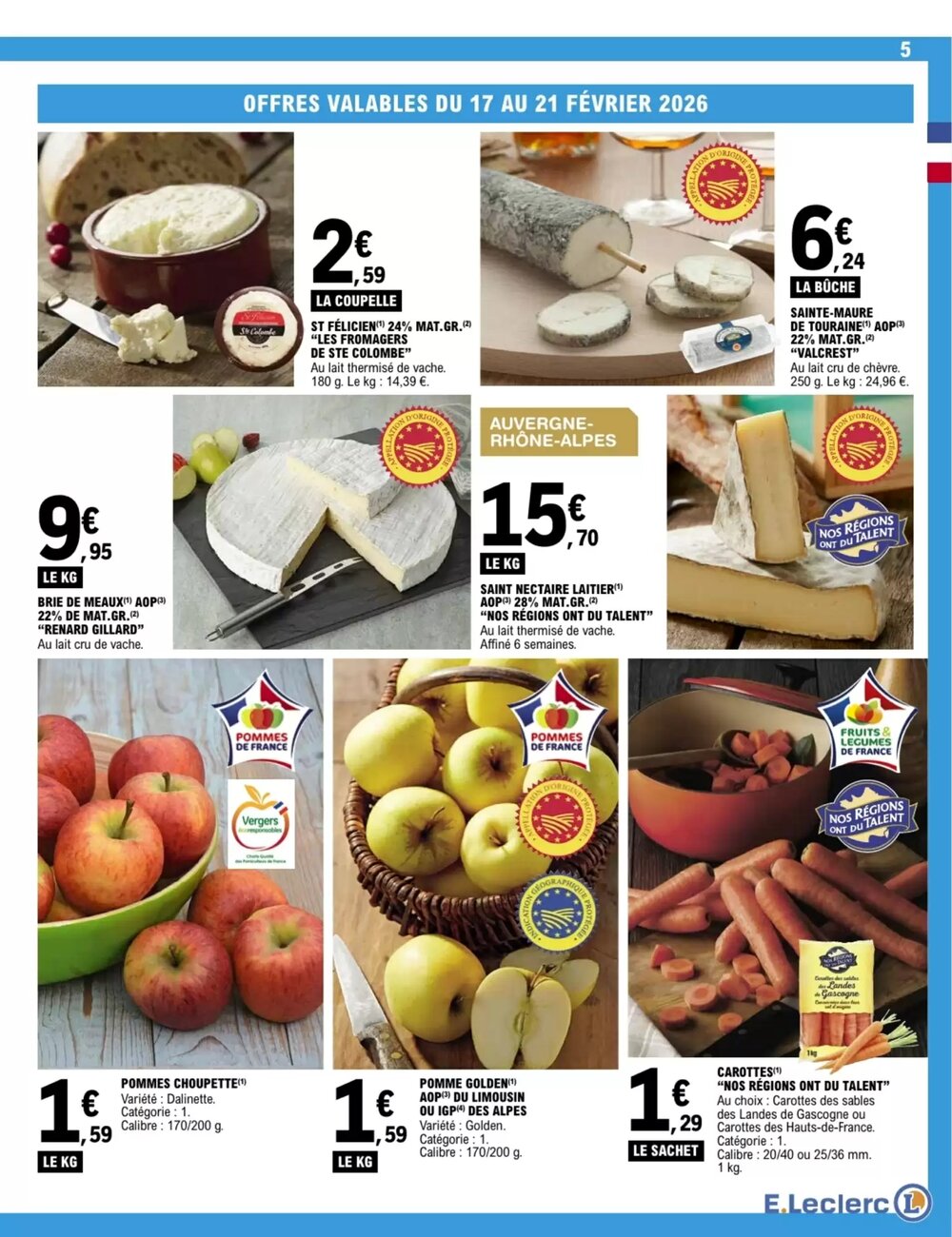 Prospectus promotionnel E.Leclerc valable à partir du 17/02/2026 - Page 5.